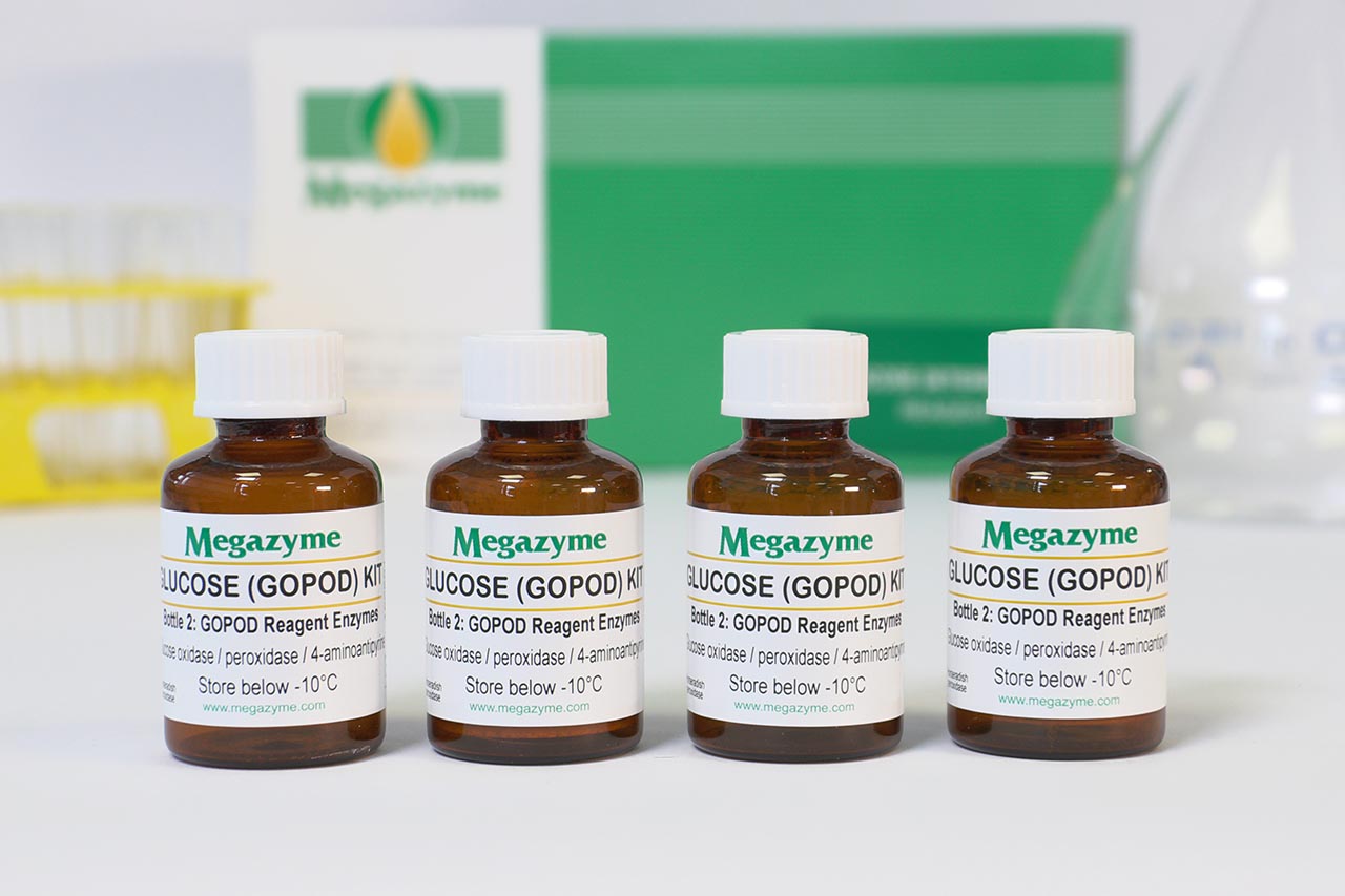 Glucose Determination Reagent Assay measurement of glucose Megazyme