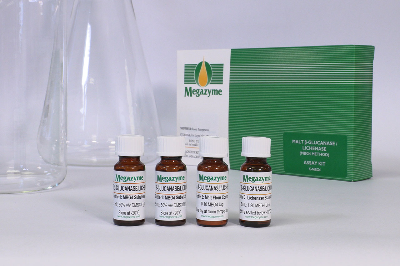 Malt betaGlucanaseLichenase Assay Kit MBG4 Method Megazyme